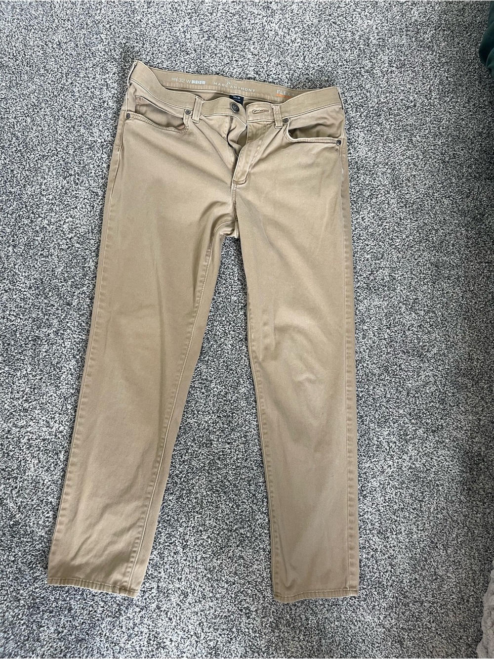 Marc Anthony Flex+ Tan Chino Pants